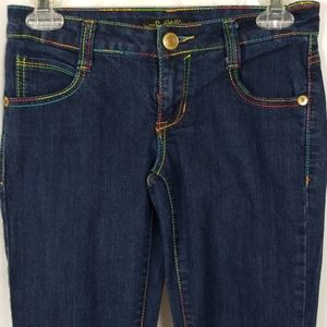 🍓Rainbow Stiched South Pole Skinny Jeans